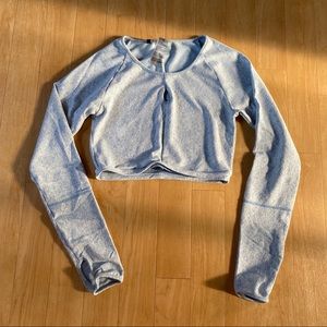 RARE NWOT Gymshark Fleur Long Sleeve Crop Top